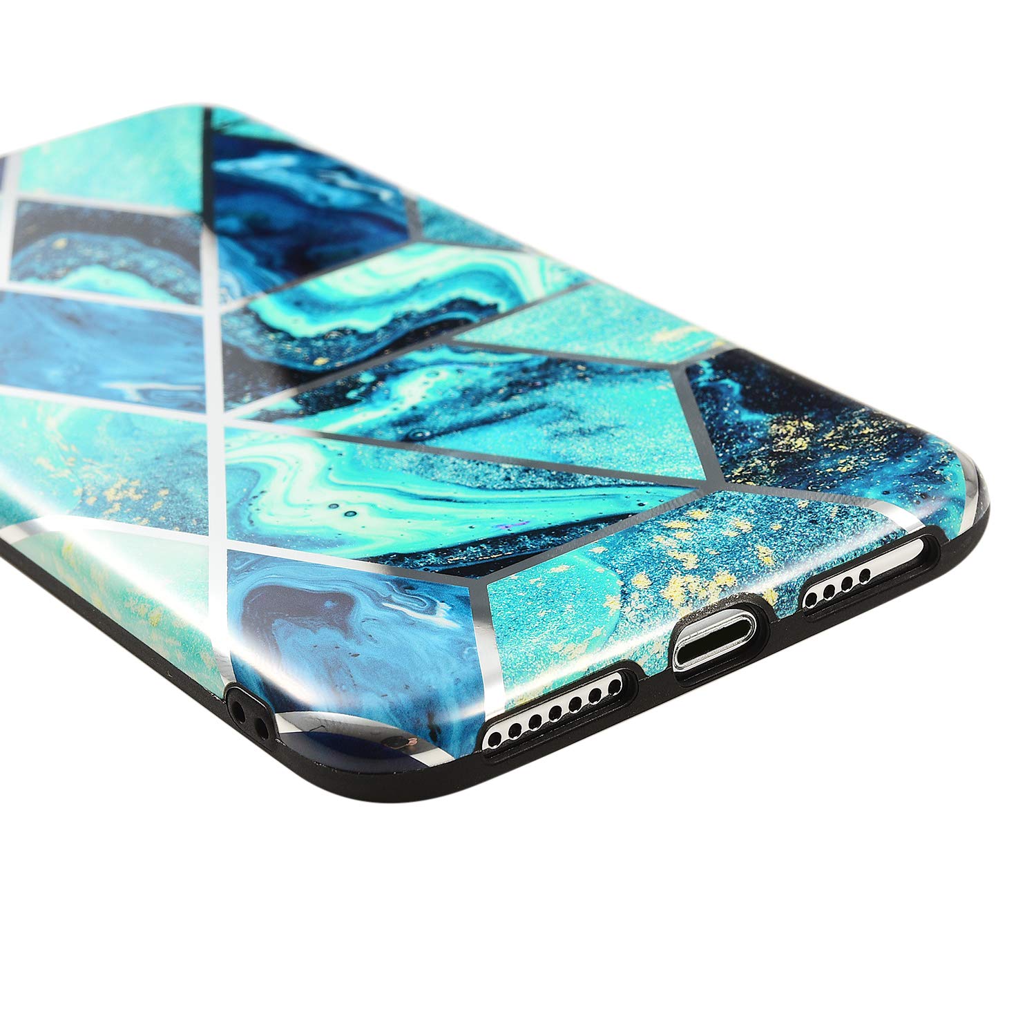 iPhone XS Case Shockproof Tough Marble Soft Cover for Apple