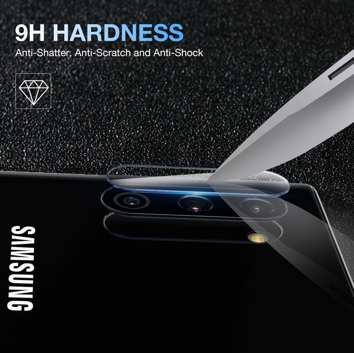 Samsung Galaxy Note 10 Plus Back Camera Lens Tempered Glass Protector