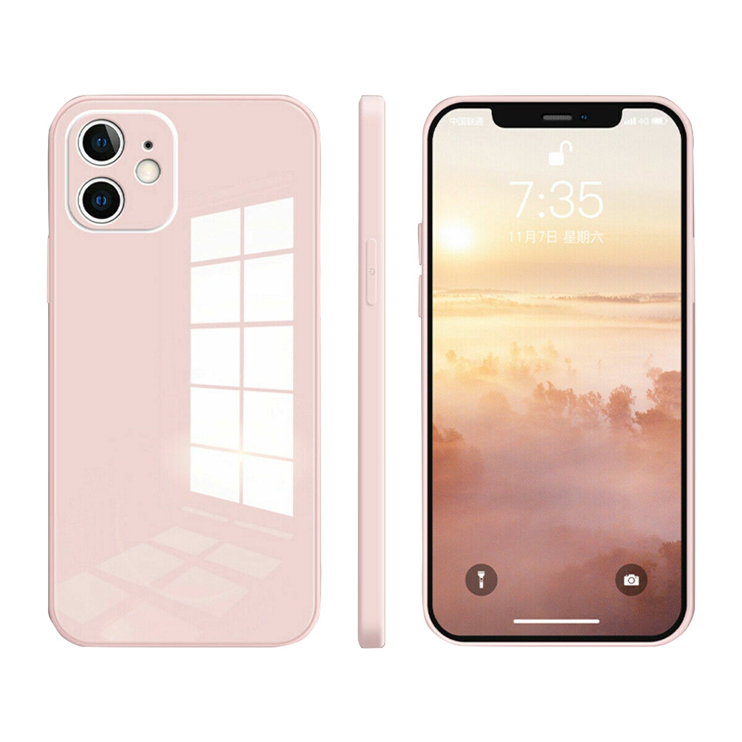 For iPhone 14 Pro Max Case Hybrid Luxury Shockproof Tempered Glass Cover