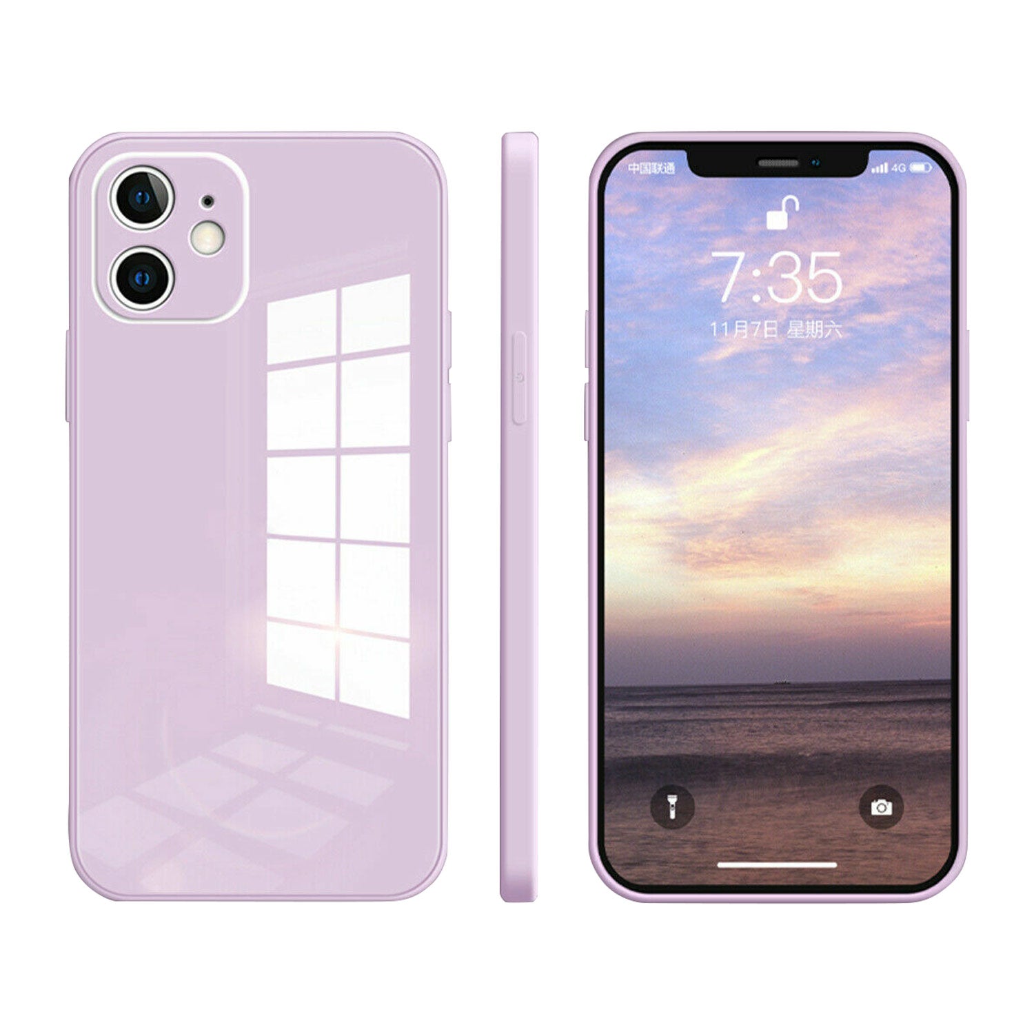 For iPhone 14 Pro Max Case Hybrid Luxury Shockproof Tempered Glass Cover