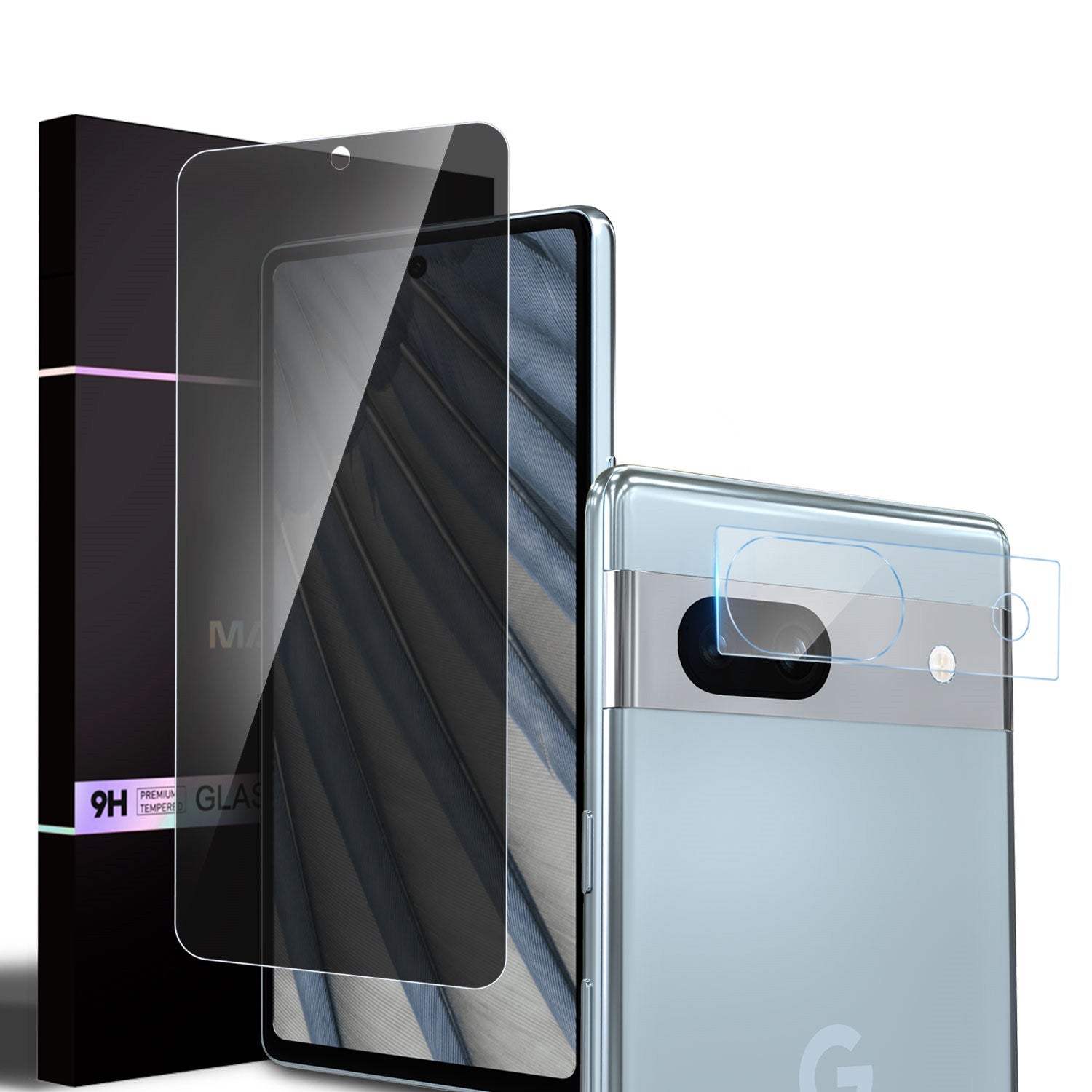 For Google Pixel 7a Privacy Anti-Spy Tempered Glass Screen + Camera Protector AU