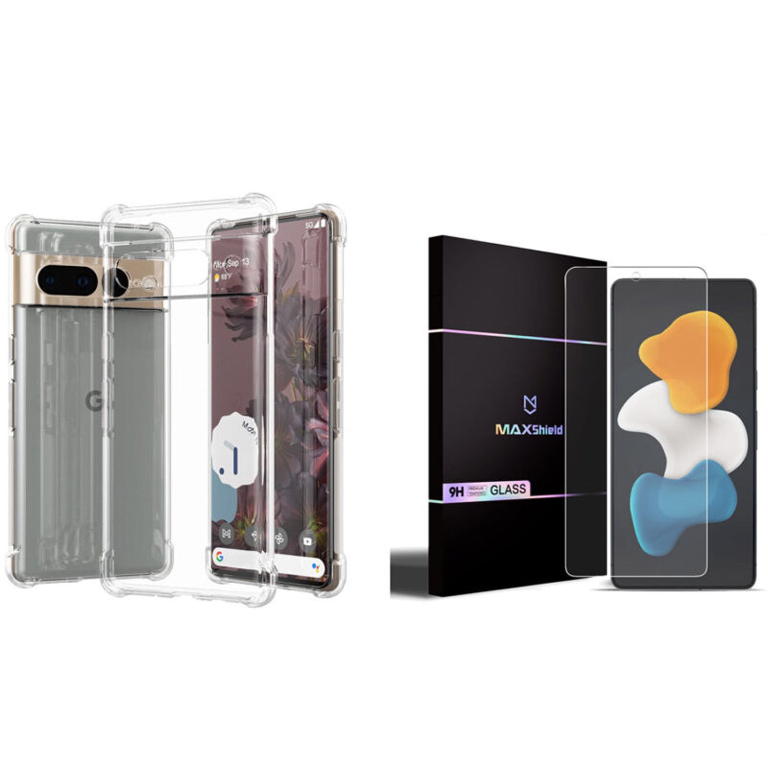 MAXSHIELD For Google Pixel 6 Pro 6A Case Clear Luxury Shockproof Slim Soft Cover