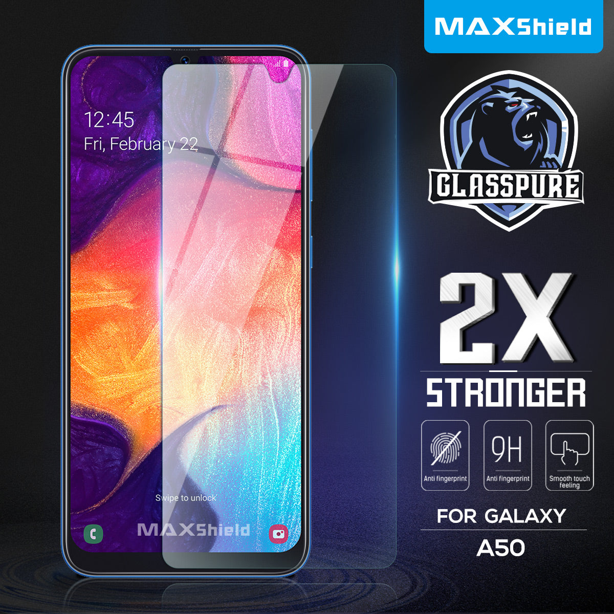 Samsung Galaxy A50 Tempered Glass Screen Protector