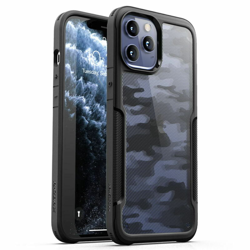 MAXSHIELD For iPhone 12 Pro Max 6.7“ Case Heavy Duty Shockproof Clear Slim Cover