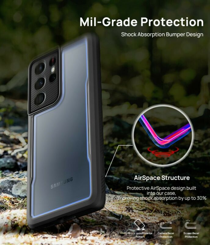 For Samsung Galaxy S21 Plus 5G Case Heavy Duty Shockproof Clear Slim Cover