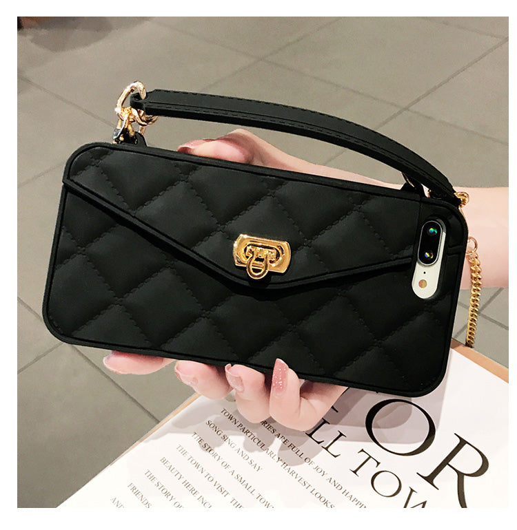 iPhone 11 Pro Max Case Shoulder Strap Card Wallet Silicone Cover