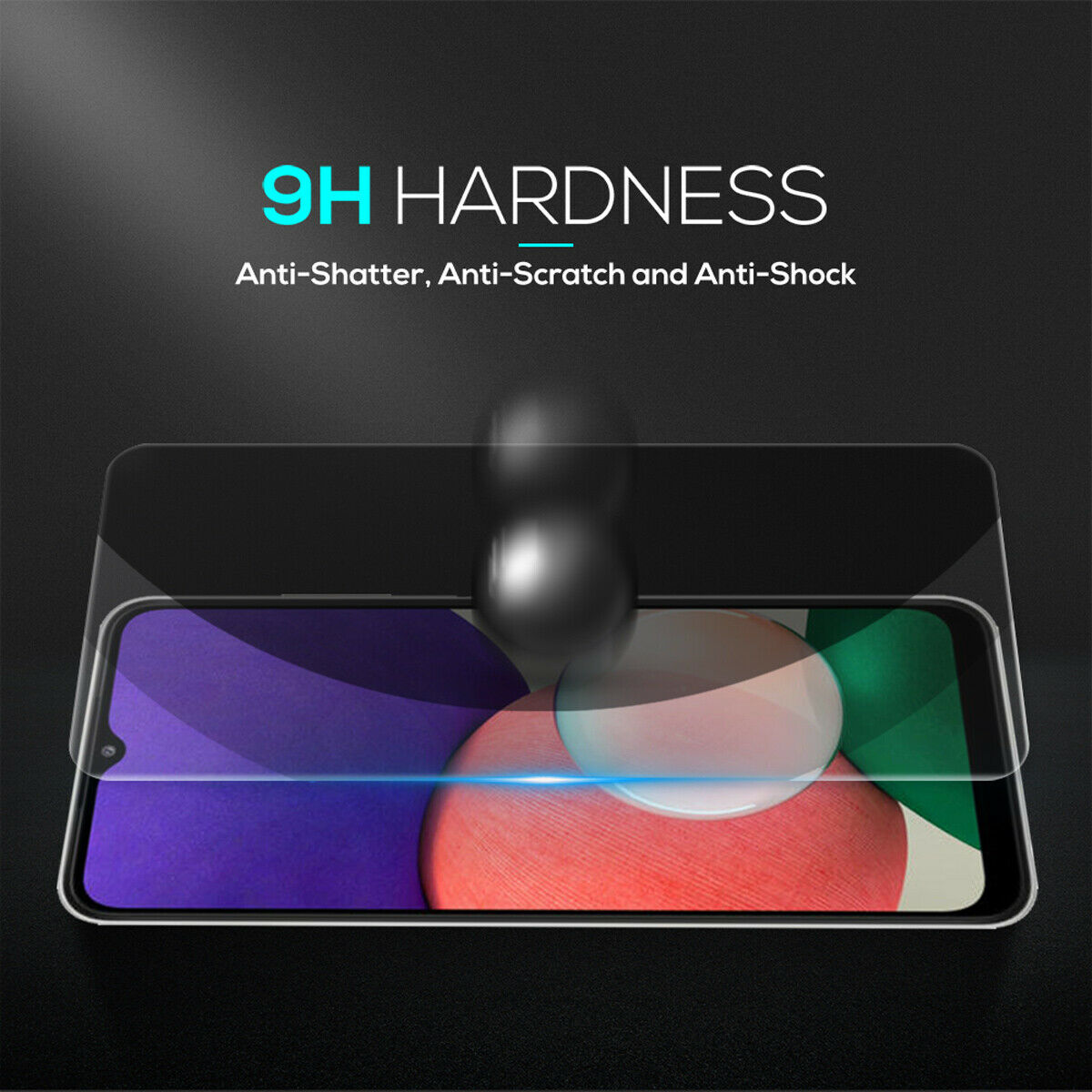 For Samsung Galaxy A22 A12 A32 A52 5G Full Cover Tempered Glass Screen Protector