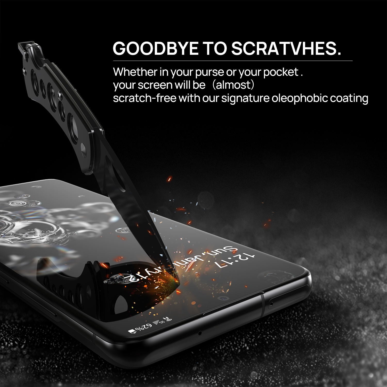 Samsung Galaxy S21 Ultra Screen Protector Tempered Full Cover UV Glass