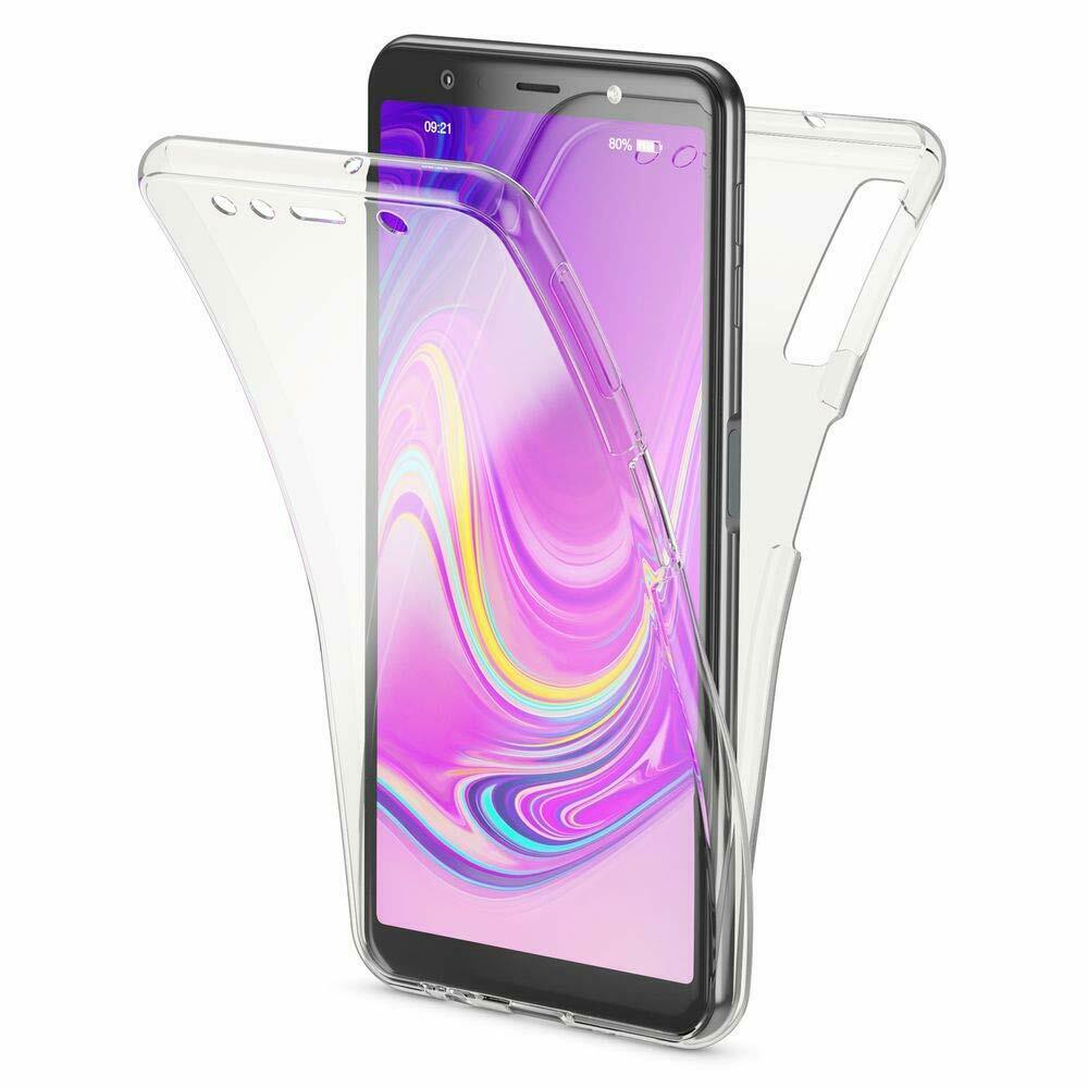 Samsung Galaxy A50 Case 360°Shockproof Full Soft Clear Silicone Cover
