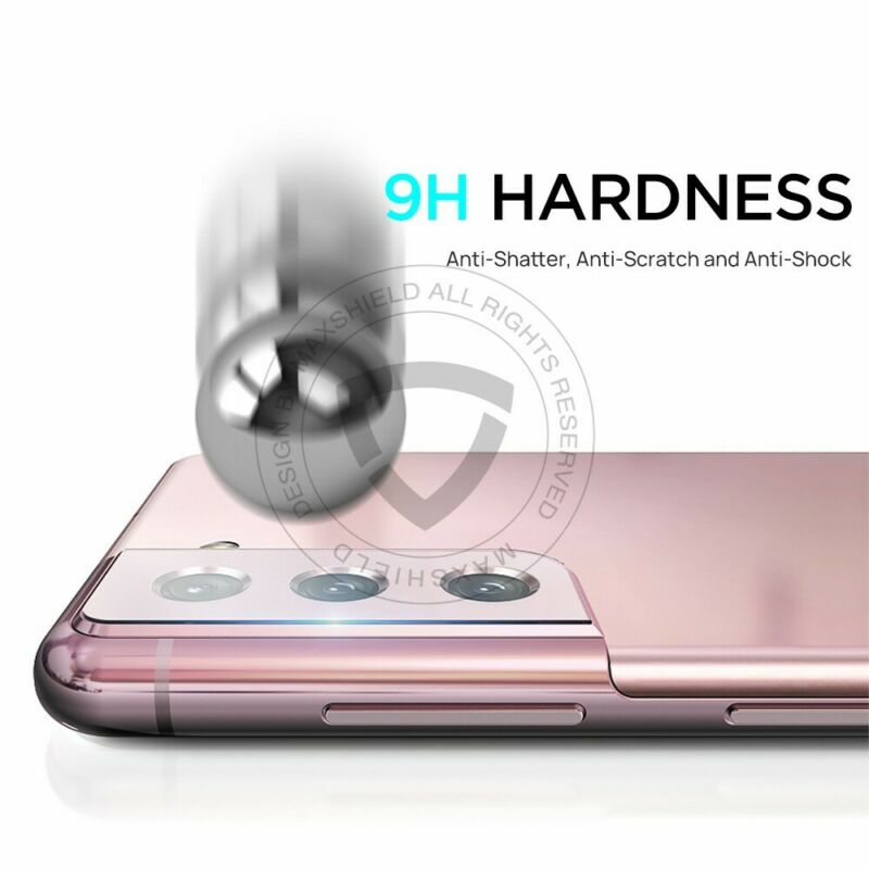 MAXSHIELD For Galaxy S21 Ultra Camera Lens Tempered Glass Screen Protector