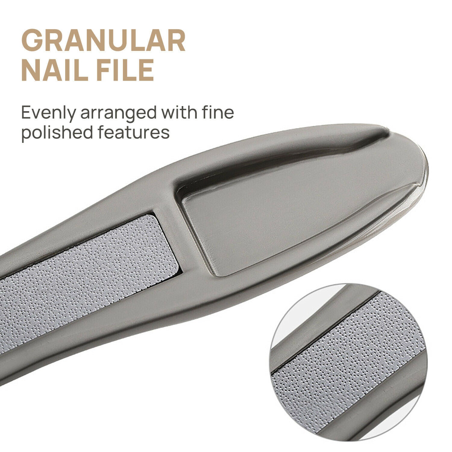 No Splash Toe Nail Clippers Nipper Pedicure Kit Heavy Duty For Thick Nail File