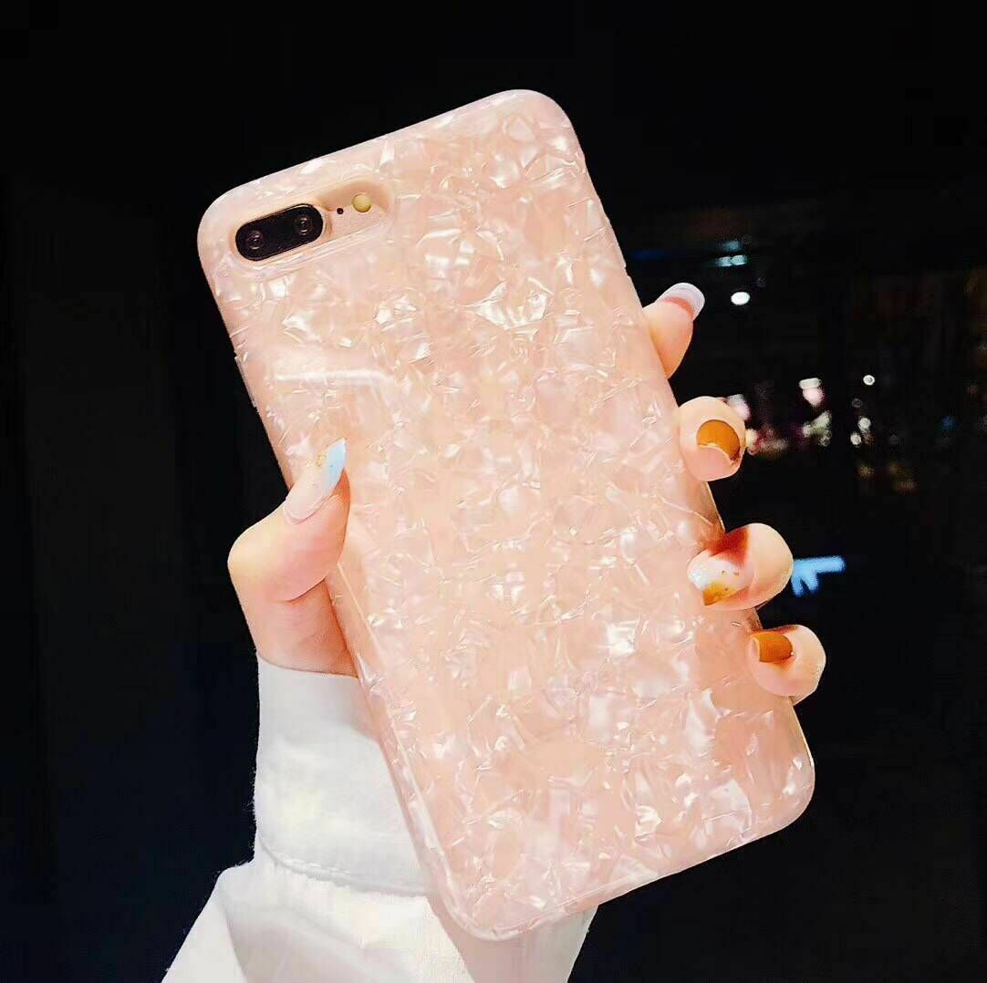 iPhone XS Soft TPU Case Marble Shockproof Silicone Gel Cover