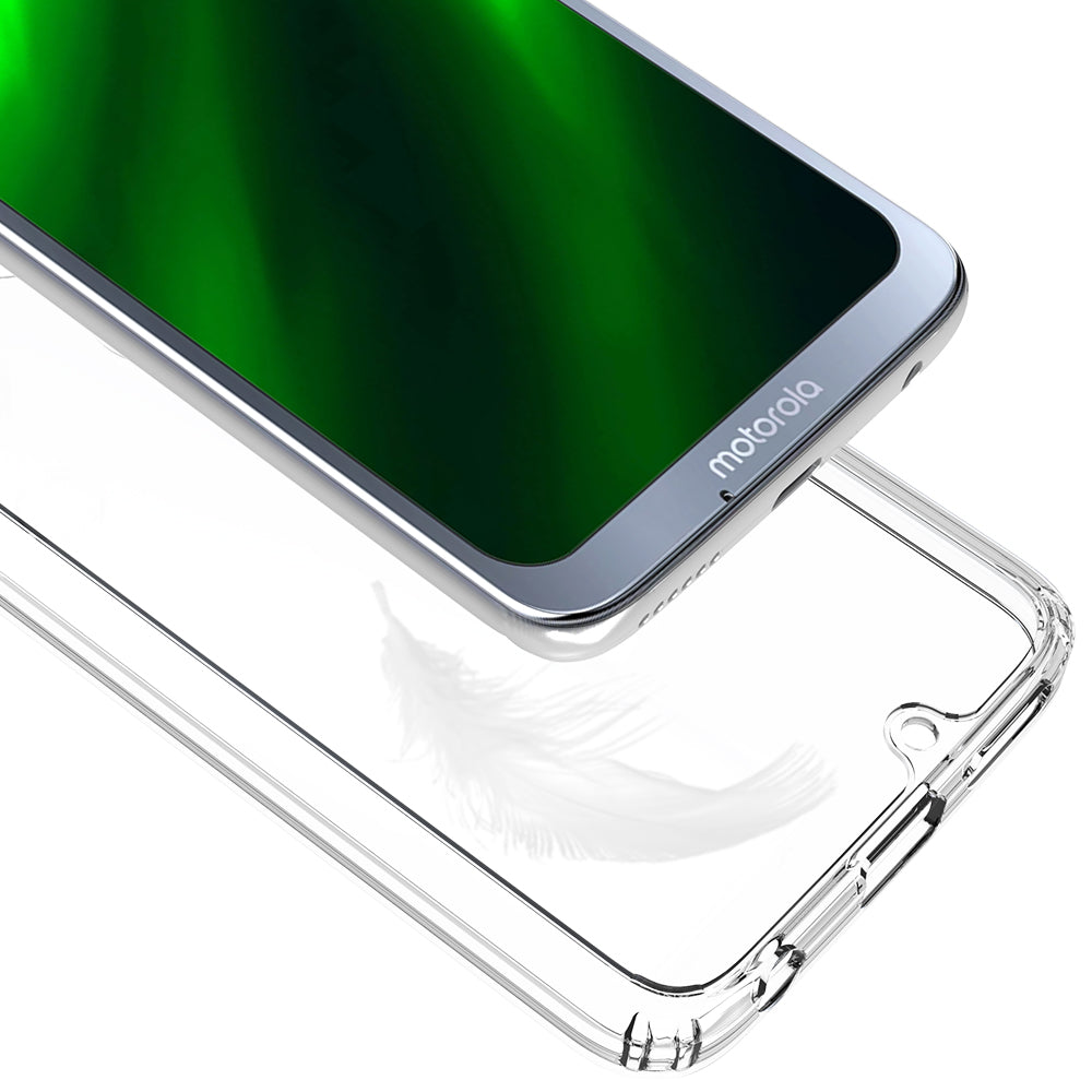 Moto G7 Case, Maxshield Rugged Armor Ultra Clear Cover for Motorola