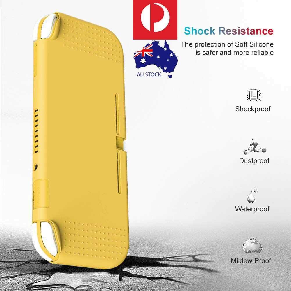 For Nintendo Switch Lite Protective Case Cover TPU Tempered Glass Combo