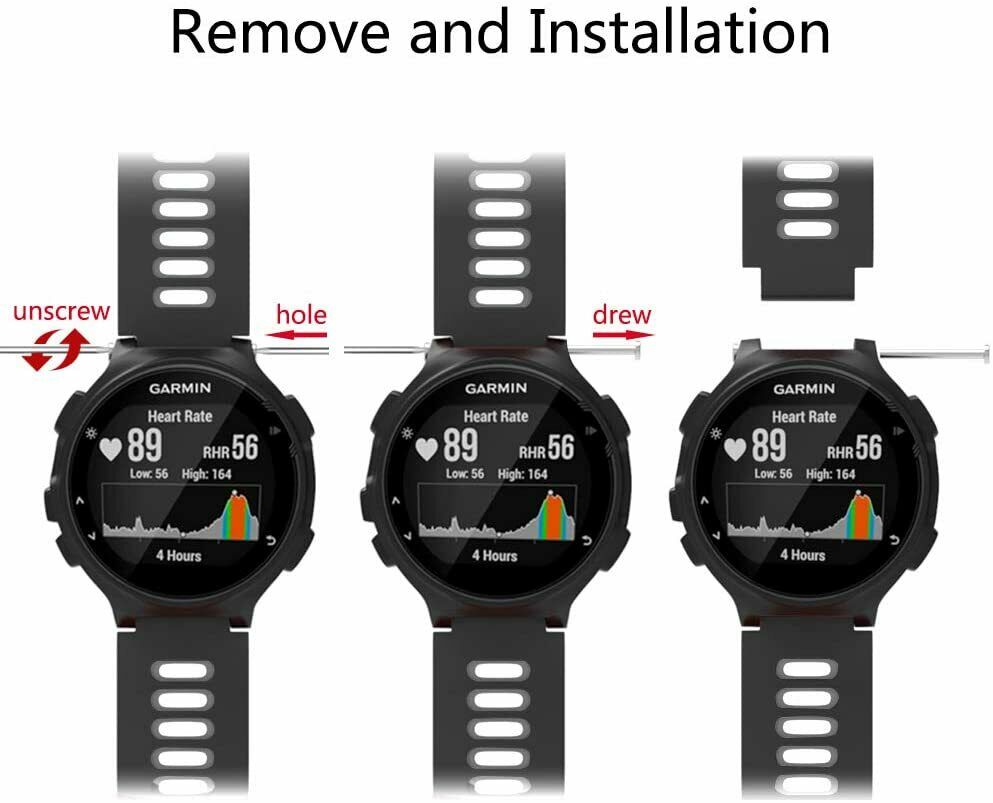 For Garmin Forerunner 735XT 220 230 235 620 630 Replacement Wrist Band Strap