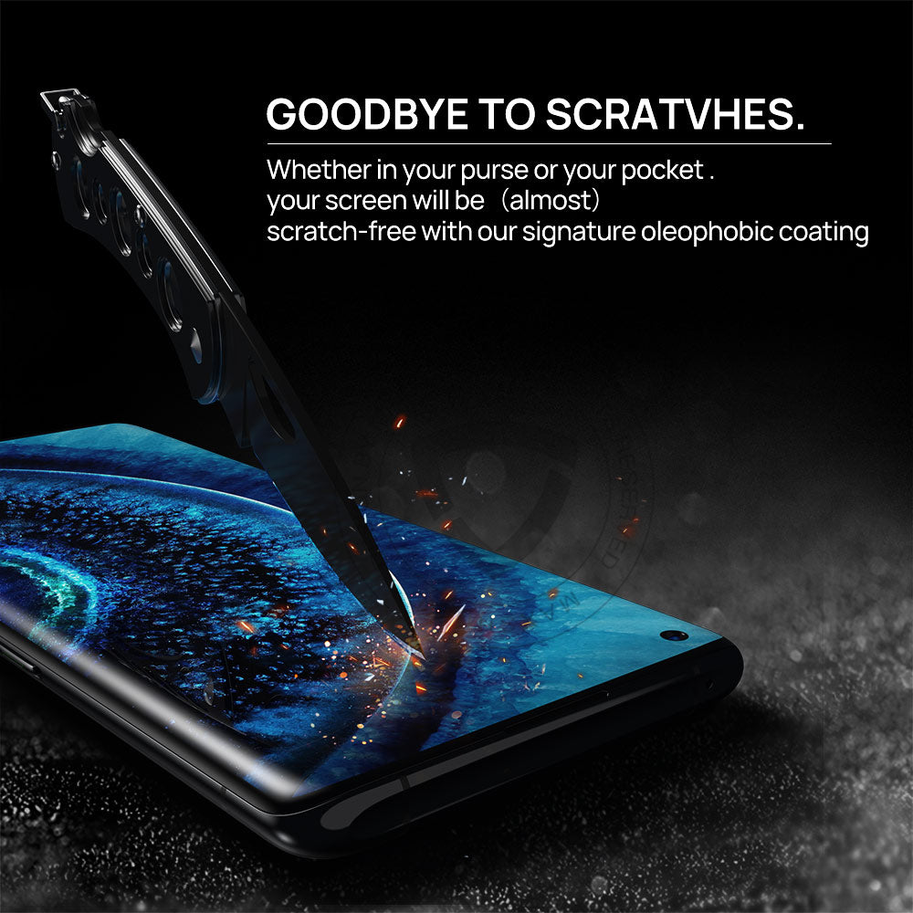 MAXSHIELD OPPO FIND X2 Pro Screen Protector Tempered Full Cover UV Glass