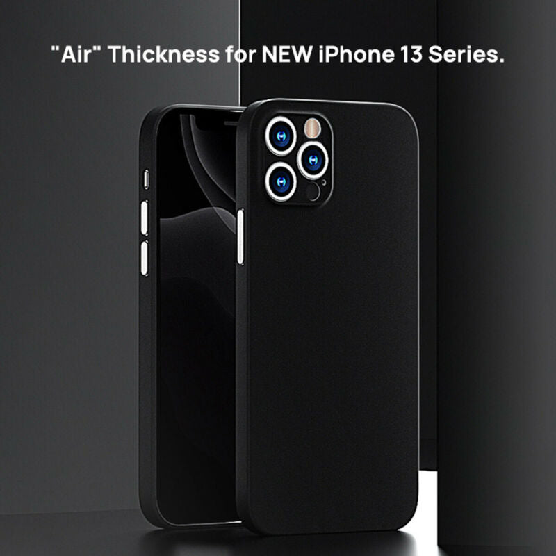 Fr iPhone 13 Pro Max Matte Clear Case Cover Thin Slim Shockproof ScreenProtector