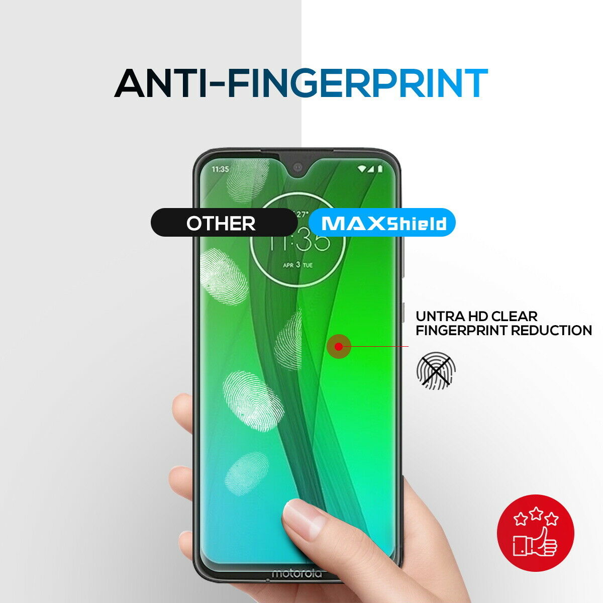 2X Motorola Moto G6 Plus Tempered Glass Screen Protector