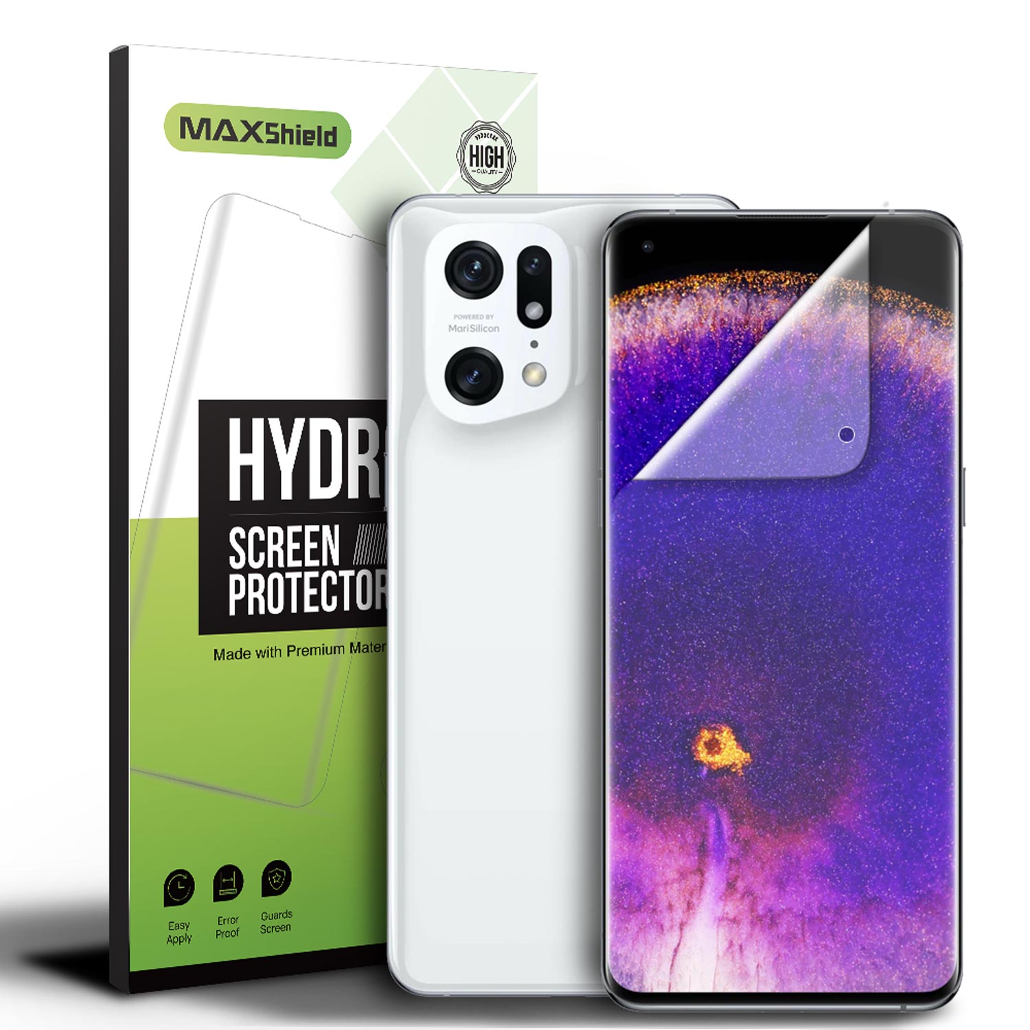 2X For OPPO FIND X5/X5 Pro HYDROGEL Full Coverage Screen Protector Film