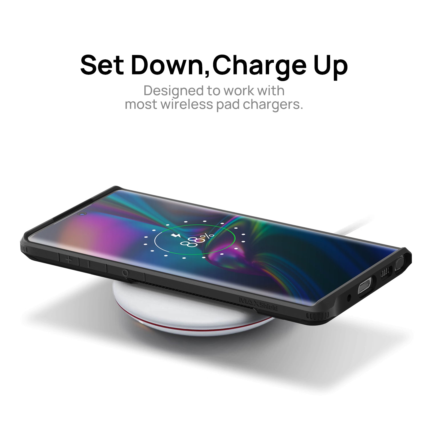 Samsung Galaxy Note 10 Case, Heavy Duty Shockproof Slim Clear Armor Cover