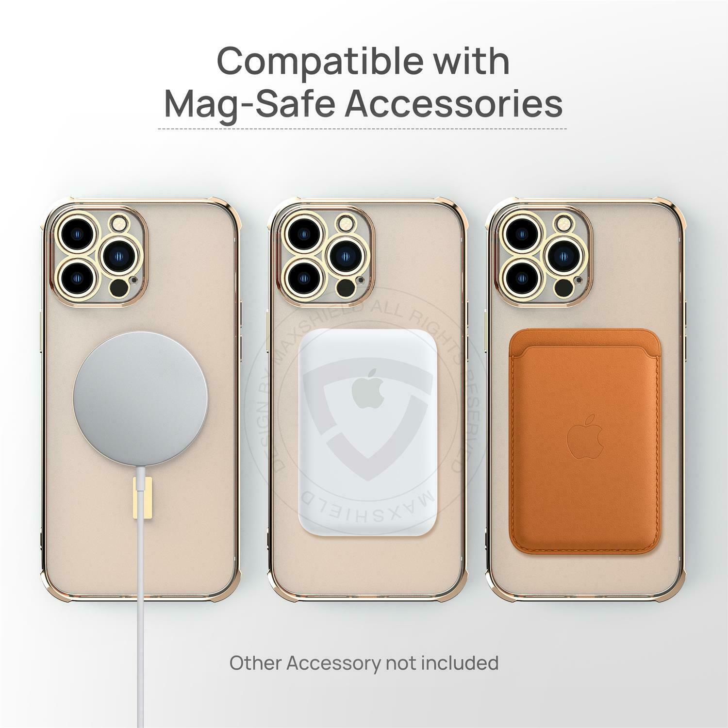 For iPhone 13 Pro Max Magnetic Mag Safe Case Slim Clear Bumper Shockproof Cover