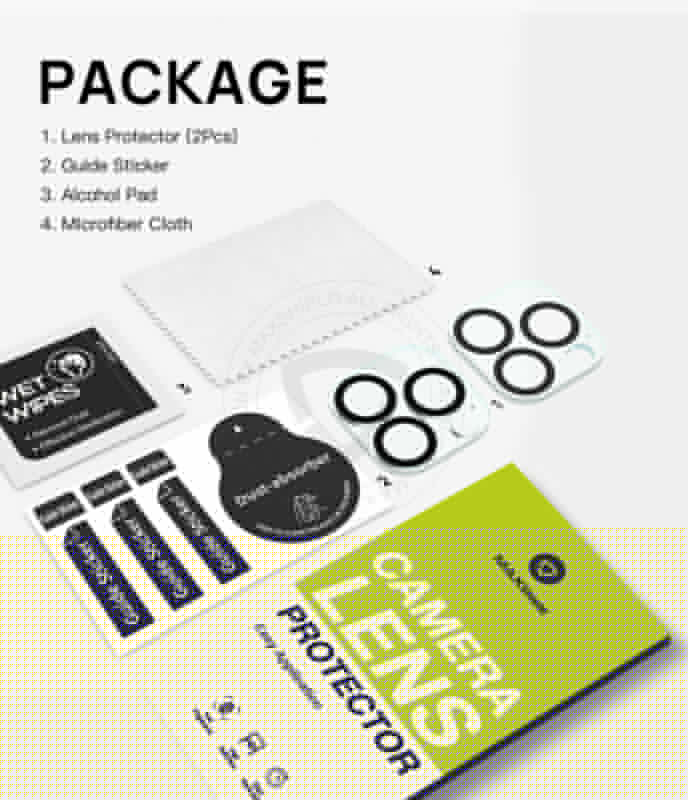 2X For iPhone 13 Pro Max MAXSHIELD Camera Lens Tempered Glass Screen Protector