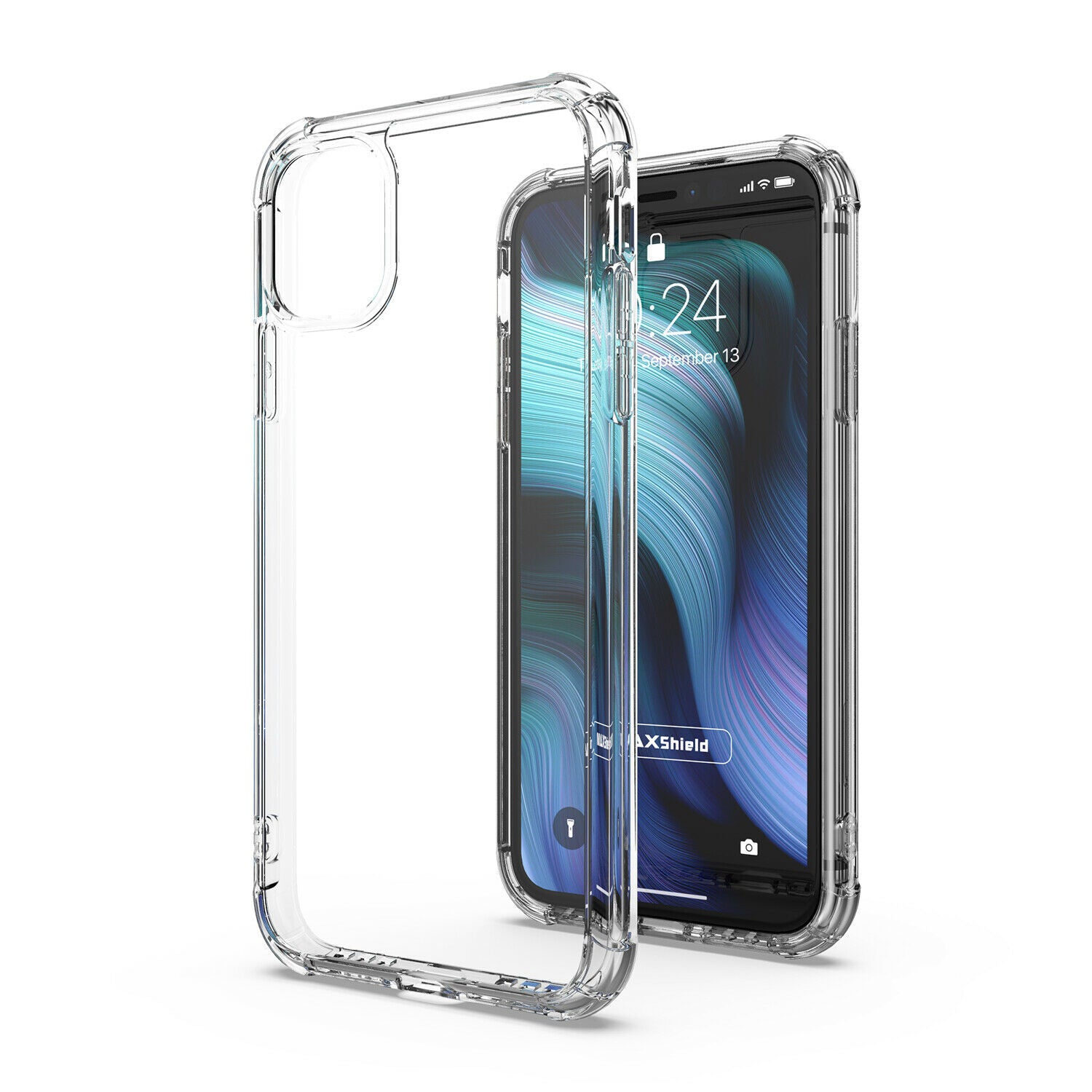 iPhone 11 Pro Max Case Clear Heavy Duty 2019 Shockproof TPU Hybrid Bumper Cover