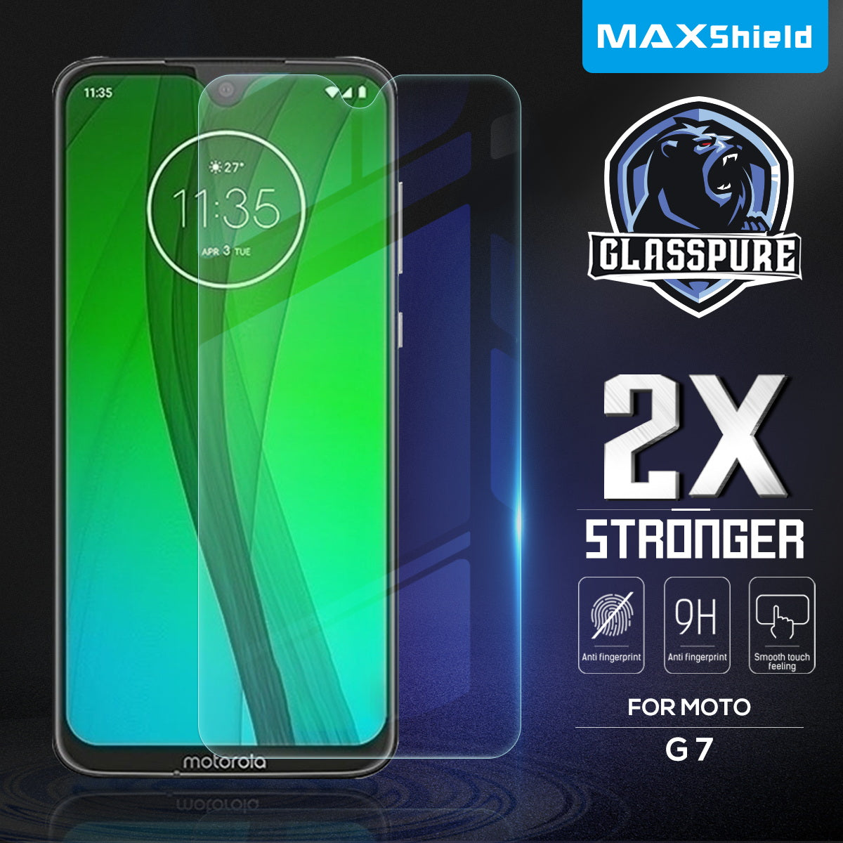2X Motorola Moto G6 Play Tempered Glass Screen Protector