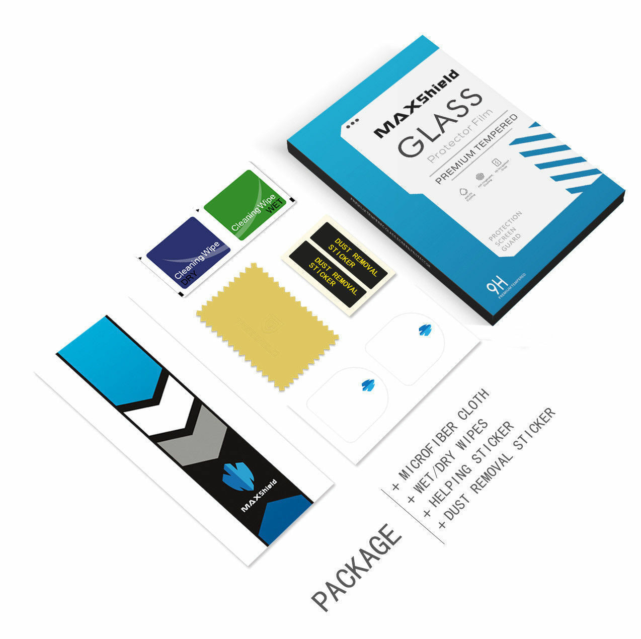 LG Q60 MAXSHIELD Full Coverage Tempered Glass Screen Protector