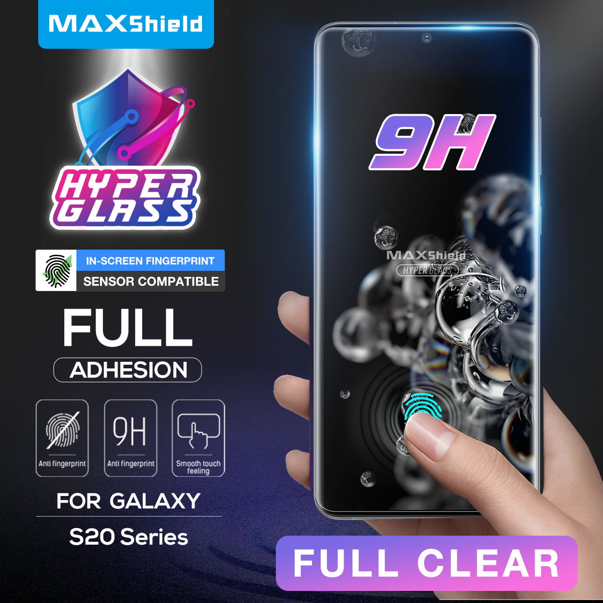 Samsung Galaxy S20 Plus Screen Protecto Tempered Full Cover UV Glass