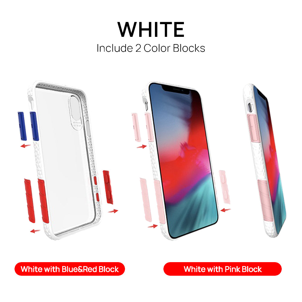 iPhone XS MAX Case, Heavy Duty Shockproof Slim Clear Protection Cover