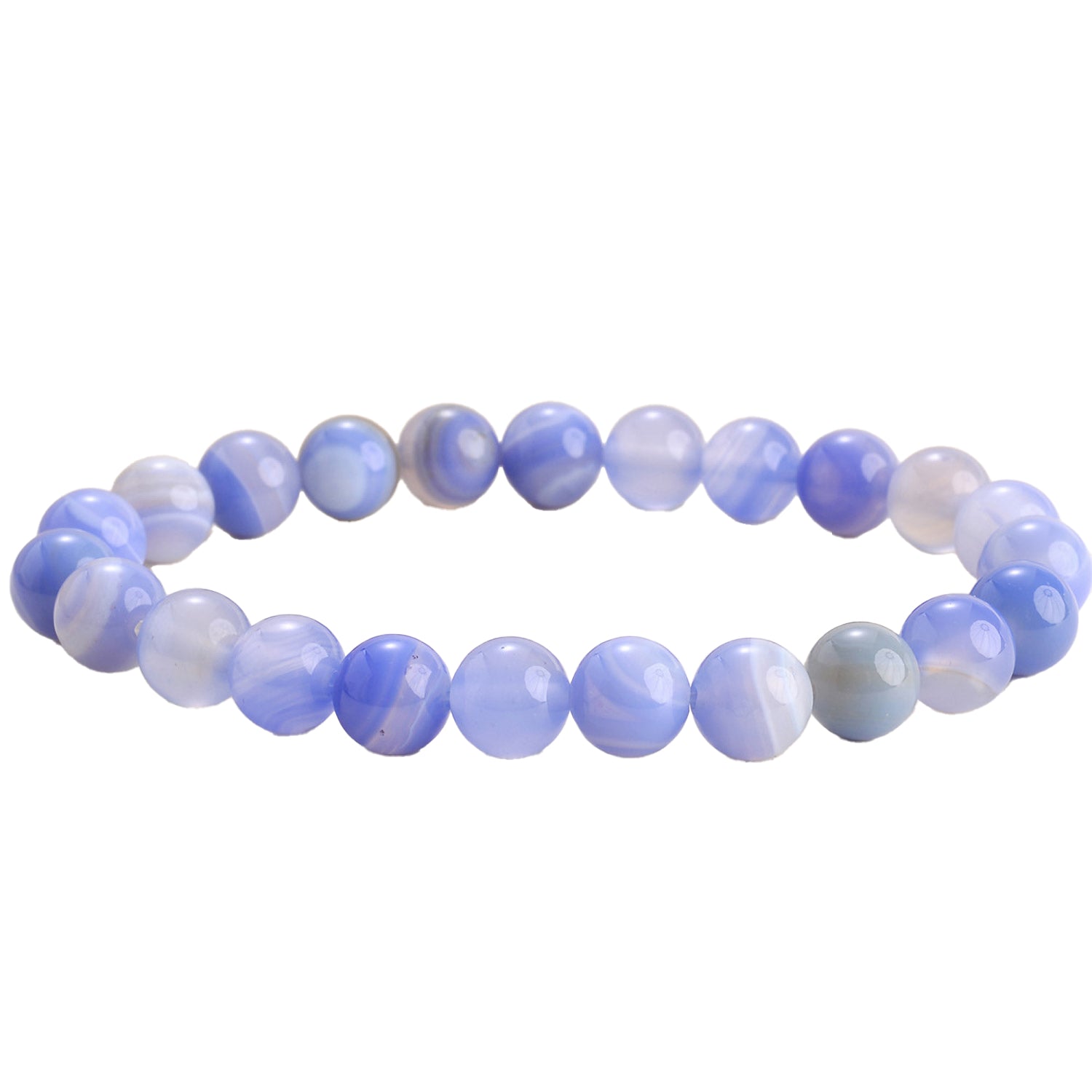 Natural Gemstone Beads Handmade Stretch Crystal Bracelets Healing Stone Reiki