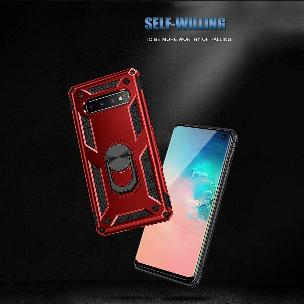 Samsung Note10  Heavy Duty Armor 360° Stand Ring Holder Case Cover
