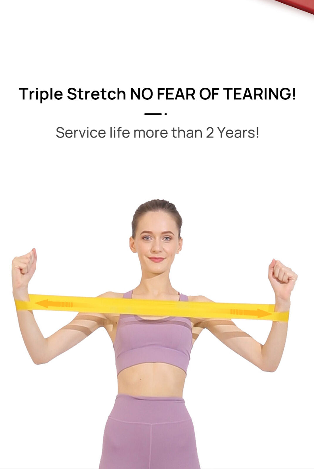 5PCS Resistance Bands Power Heavy Strength Exercise Fitness Gym Crossfit Yoga