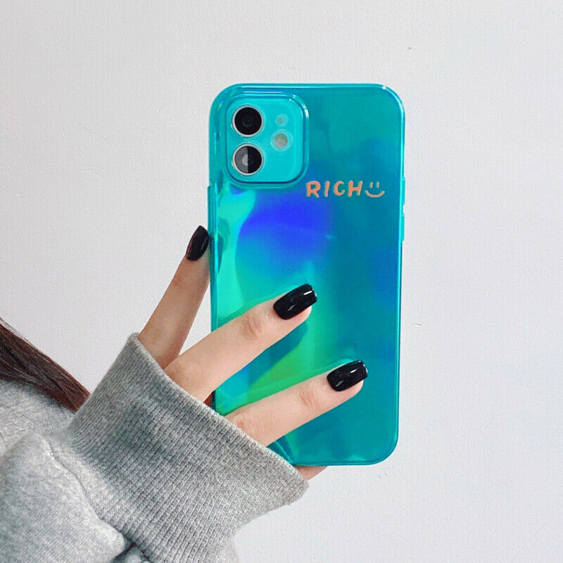 For iPhone 12 Pro Max Marble Clear Case Bling Soft TPU Shockproof Soft Cover