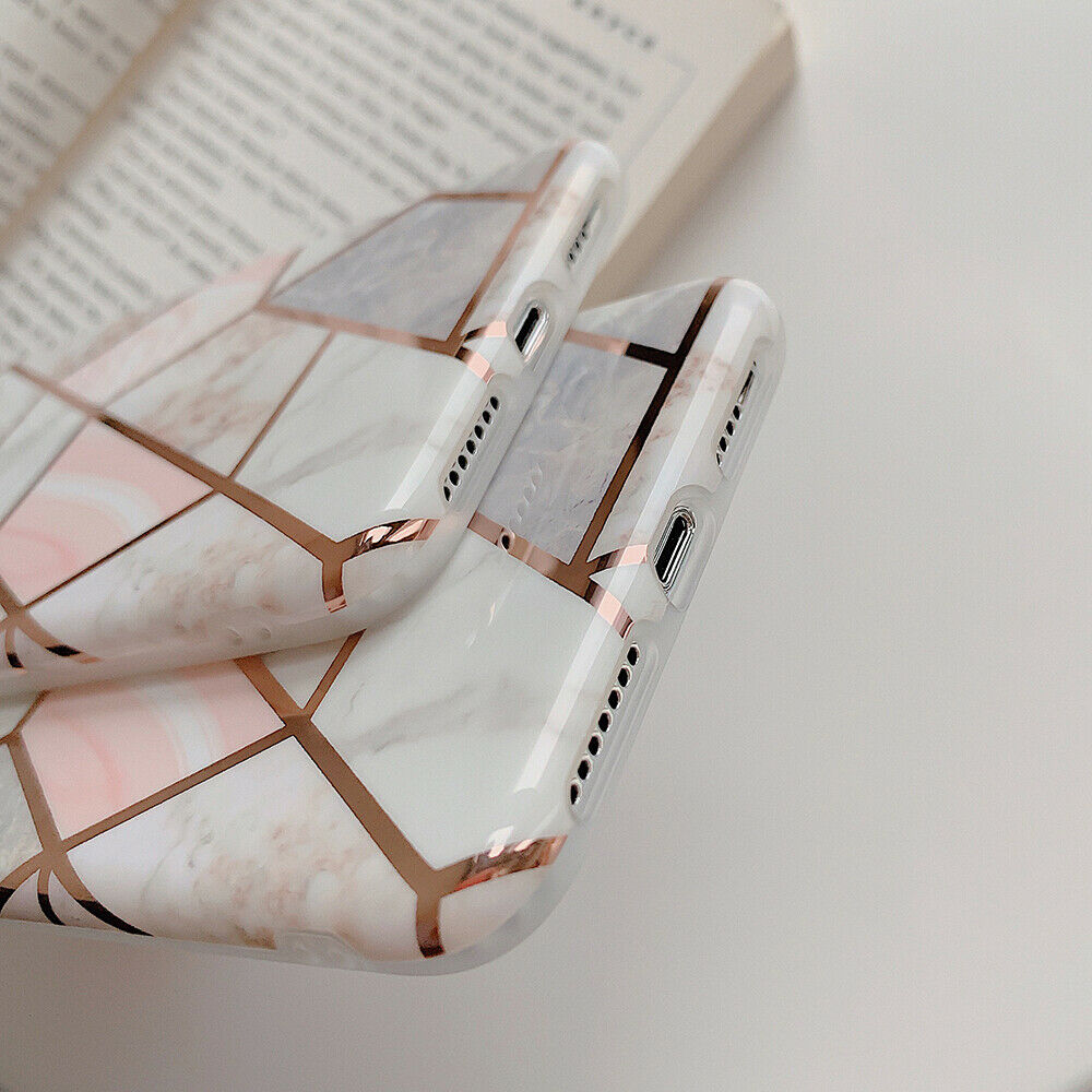 iPhone XS MAX Case Shockproof Tough Marble Soft Cover for Apple