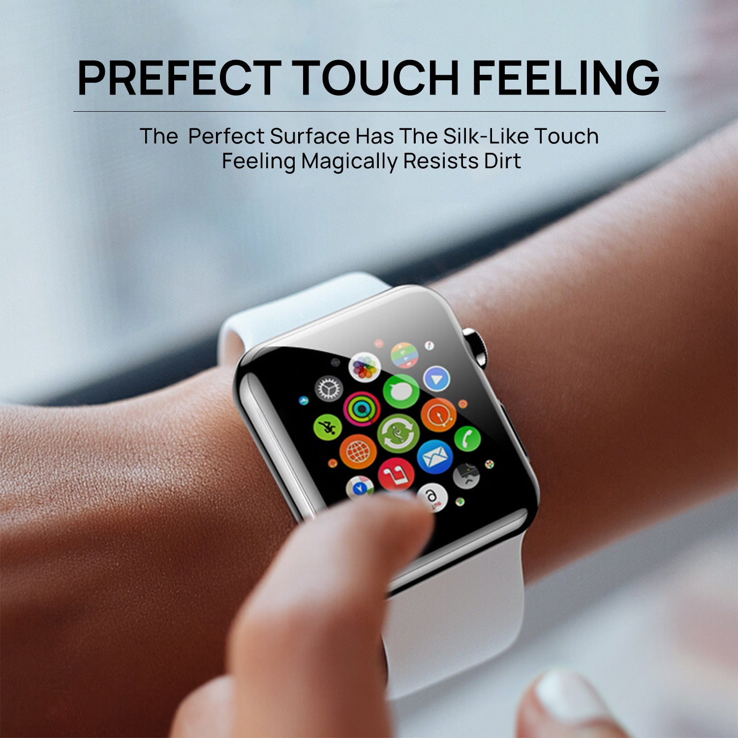 MaxShield Screen Protector for Apple Watch Series 1/2/3/4 40mm iWatch