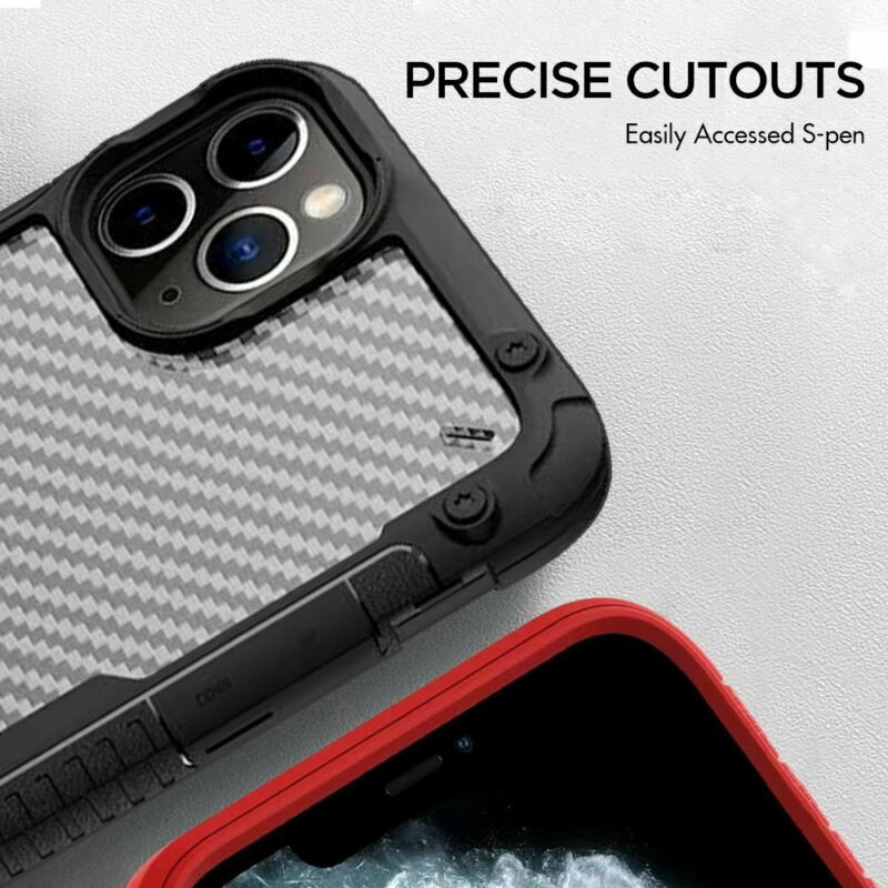 For iPhone 12 Pro Max 6.7" Case Heavy Duty Shockproof Clear Slim Cover+Free Screen Protector