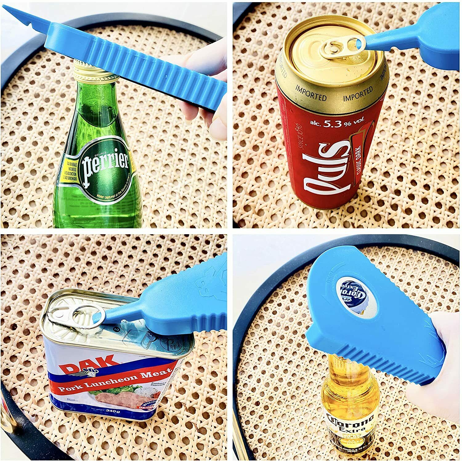 Jar Opener Multi Size Bottle Adjustable Size Lids Twister Home Kitchen Beer Cap