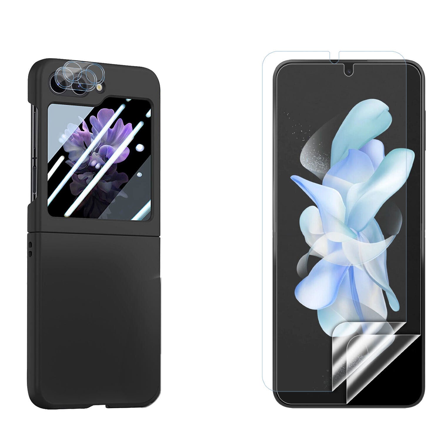 For Samsung Galaxy Z Flip Fold 5 4 5G Case Shockproof Rugged Ring Holder Cover