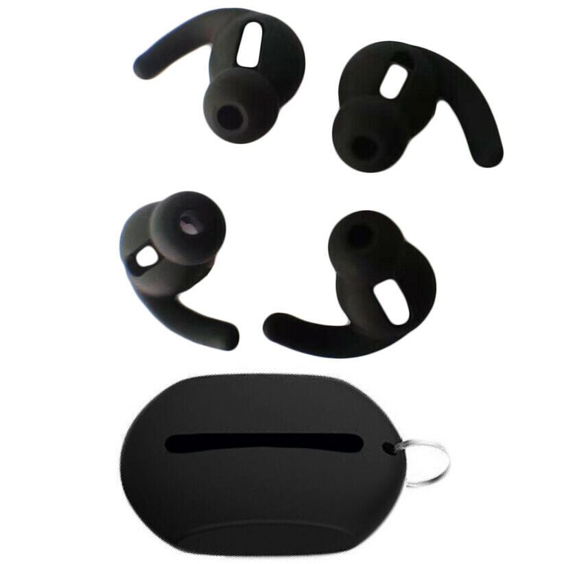 For Apple AirPods Tips + FREE Case Earpod Cover Silicone Ear Hook Earbuds