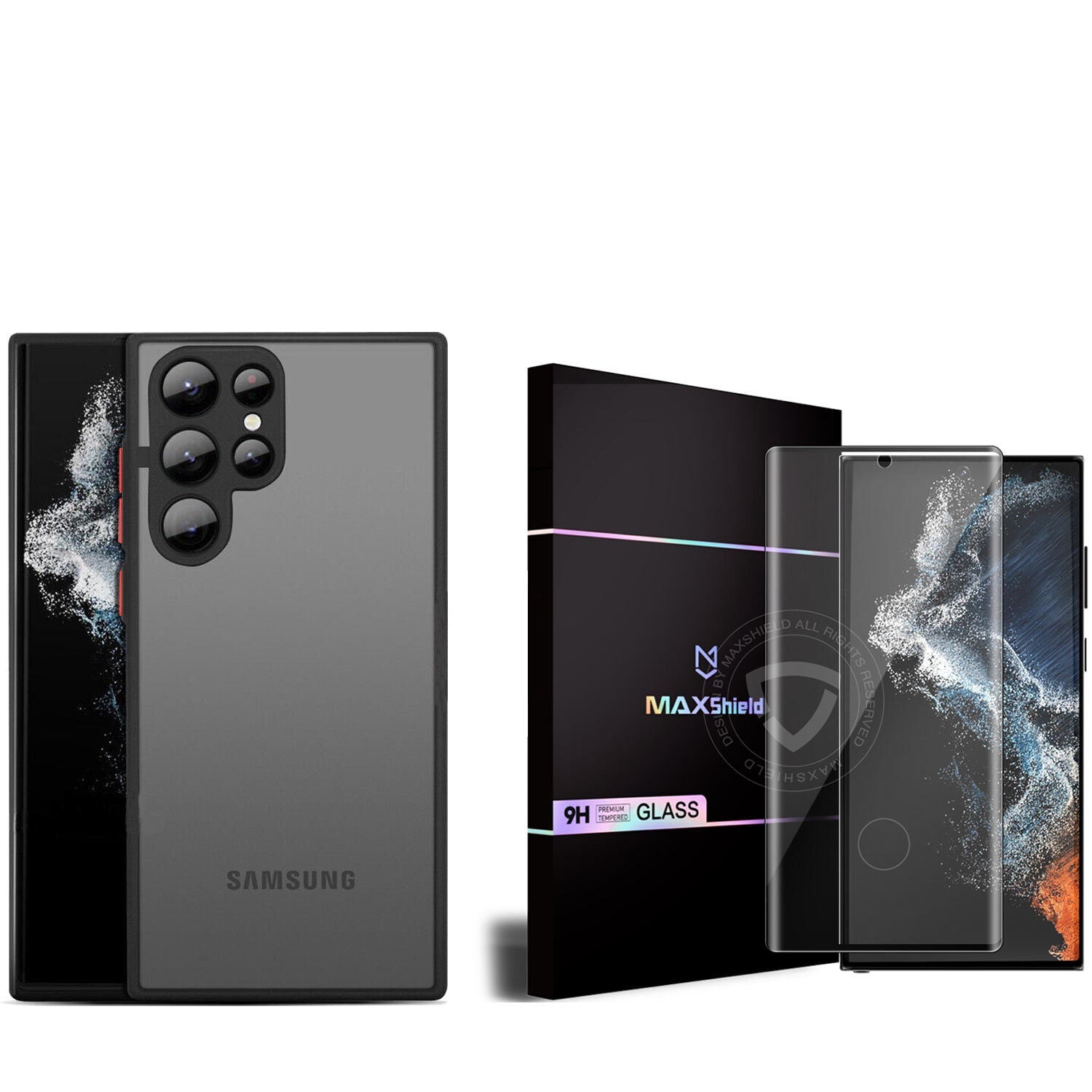 For Samsung A14 A34 A54 Case Shockproof Armor Matte Bumper