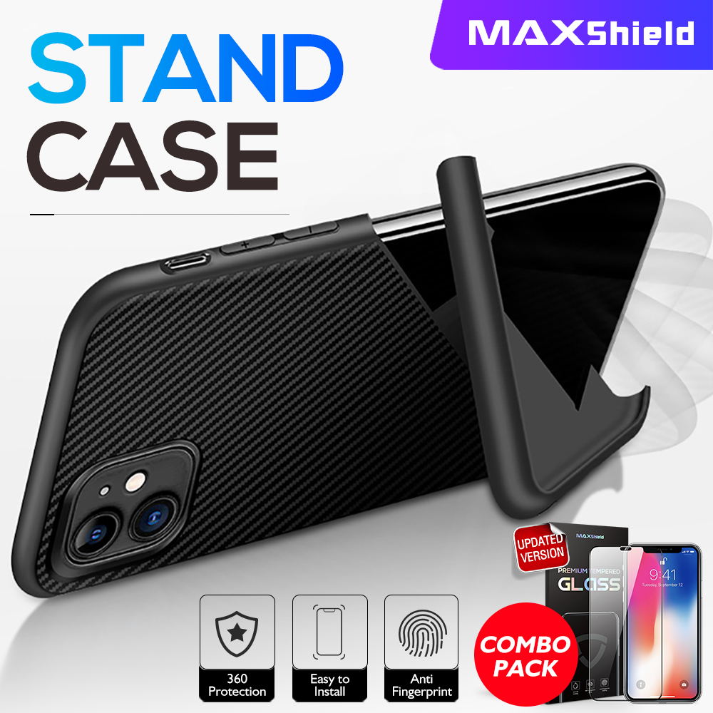 Origami PU Leather Stand Shockproof Sim Case for iPhone XR