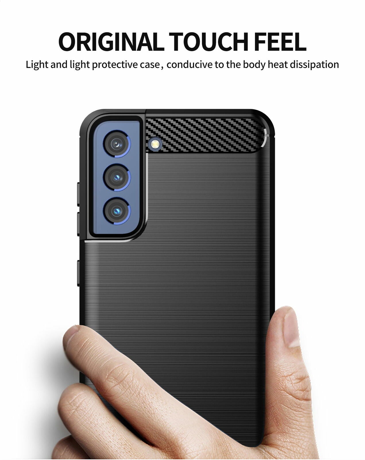 For Samsung Galaxy S21 FE 5G Case Shockproof Rugged Armor Slim Clear Case Cover