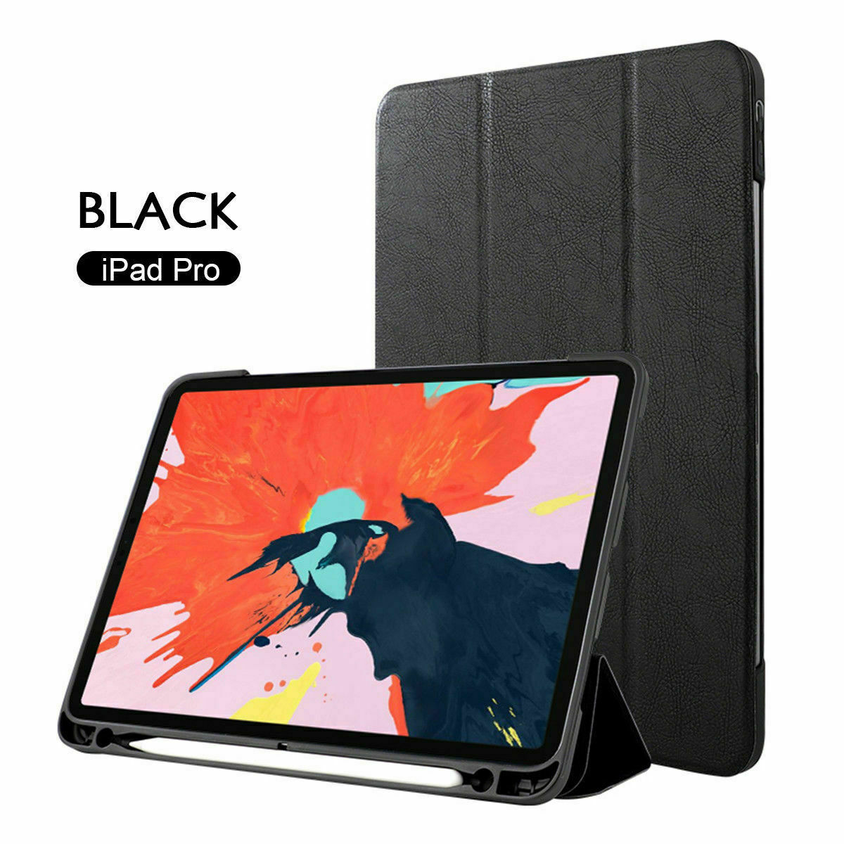 iPad Pro 2021 11 Inch  Leather Case Cover Pencil Charging