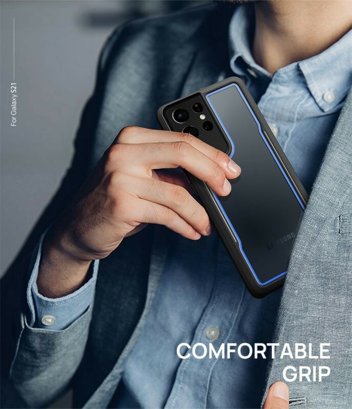 For Samsung Galaxy S21 Ultra 5G Case Heavy Duty Shockproof Clear Slim Cover