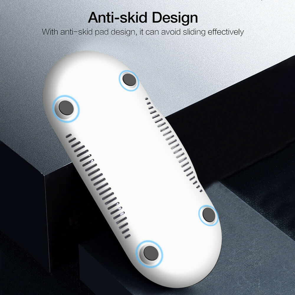 Dual Wireless Charger Phone Fast Charging Pad Mat For iPhone Samsung Galaxy AU For Double 5W-White