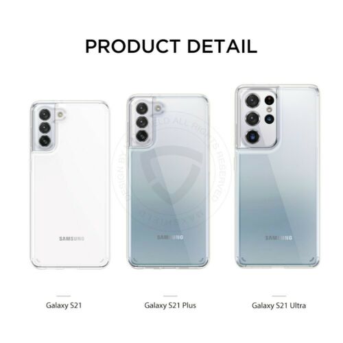 For Galaxy S21 FE Case Heavy Duty Shockproof Clear Cover