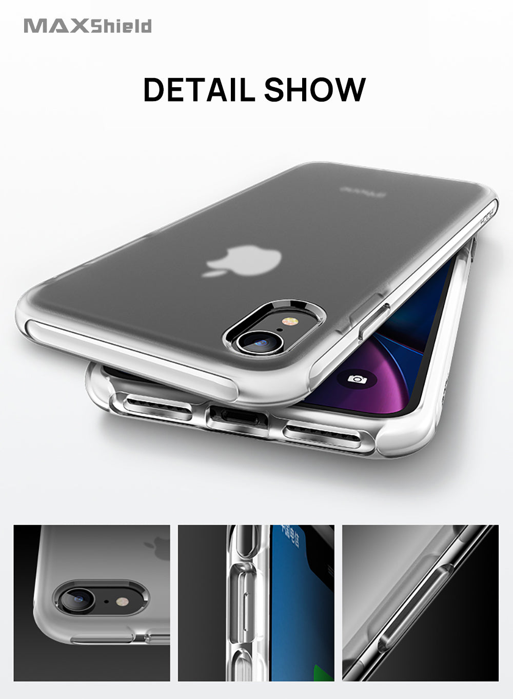 iPhone 8 Plus Clear Matte Soft TPU Case Cover