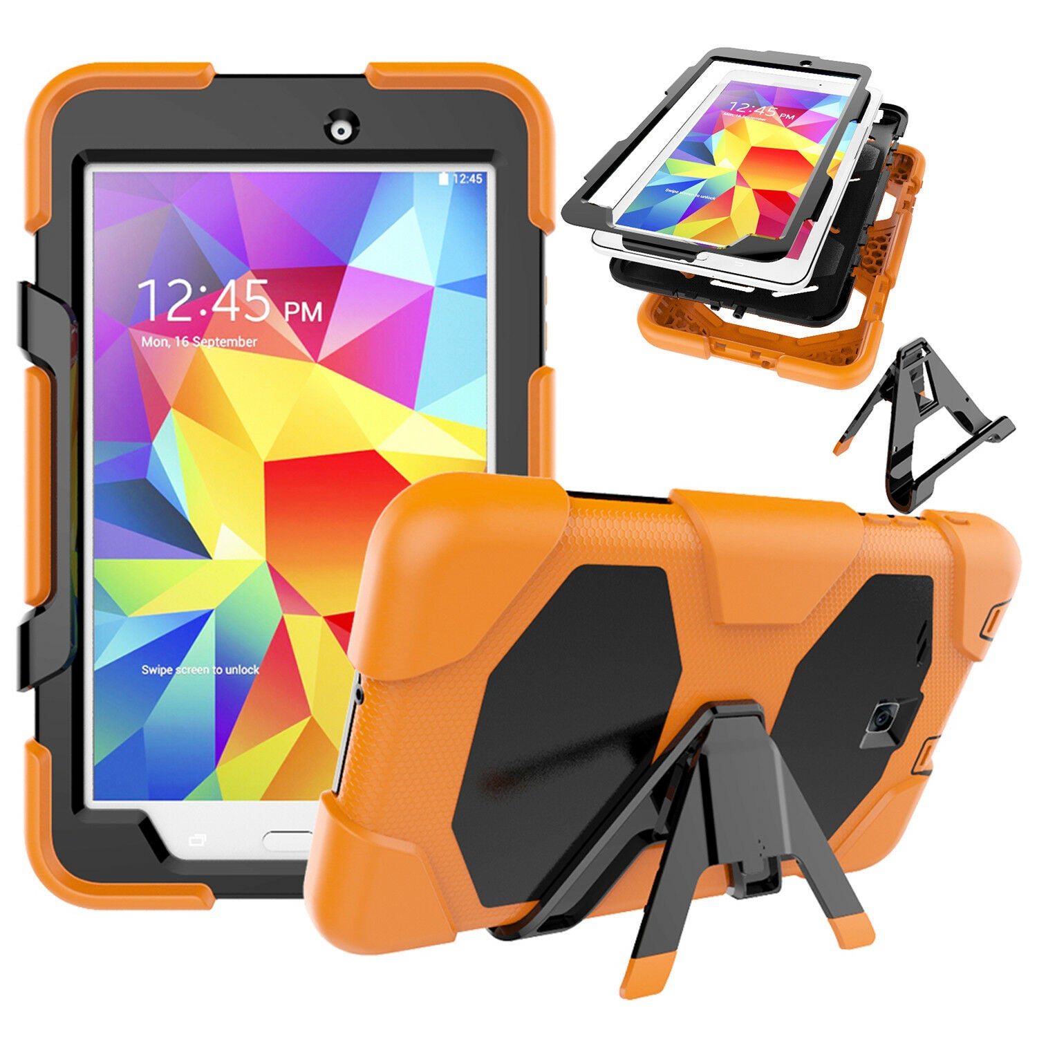 Heavy Duty Shock Proof Case Cover Samsung Galaxy Tab A 8" T350 T351 T355